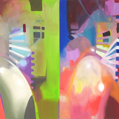 Petro Psillos, This Is Not A Carousel (diptych), 2017