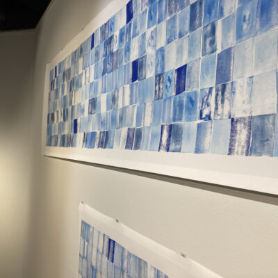 10b. Nadia Myre, Saving all my sunsets (install detail)