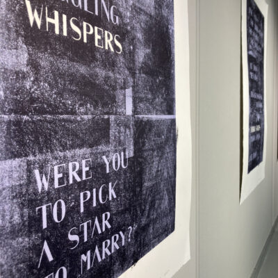 Nadia Myre, Were you to pick a star? 2:3, 3:3 (detail)