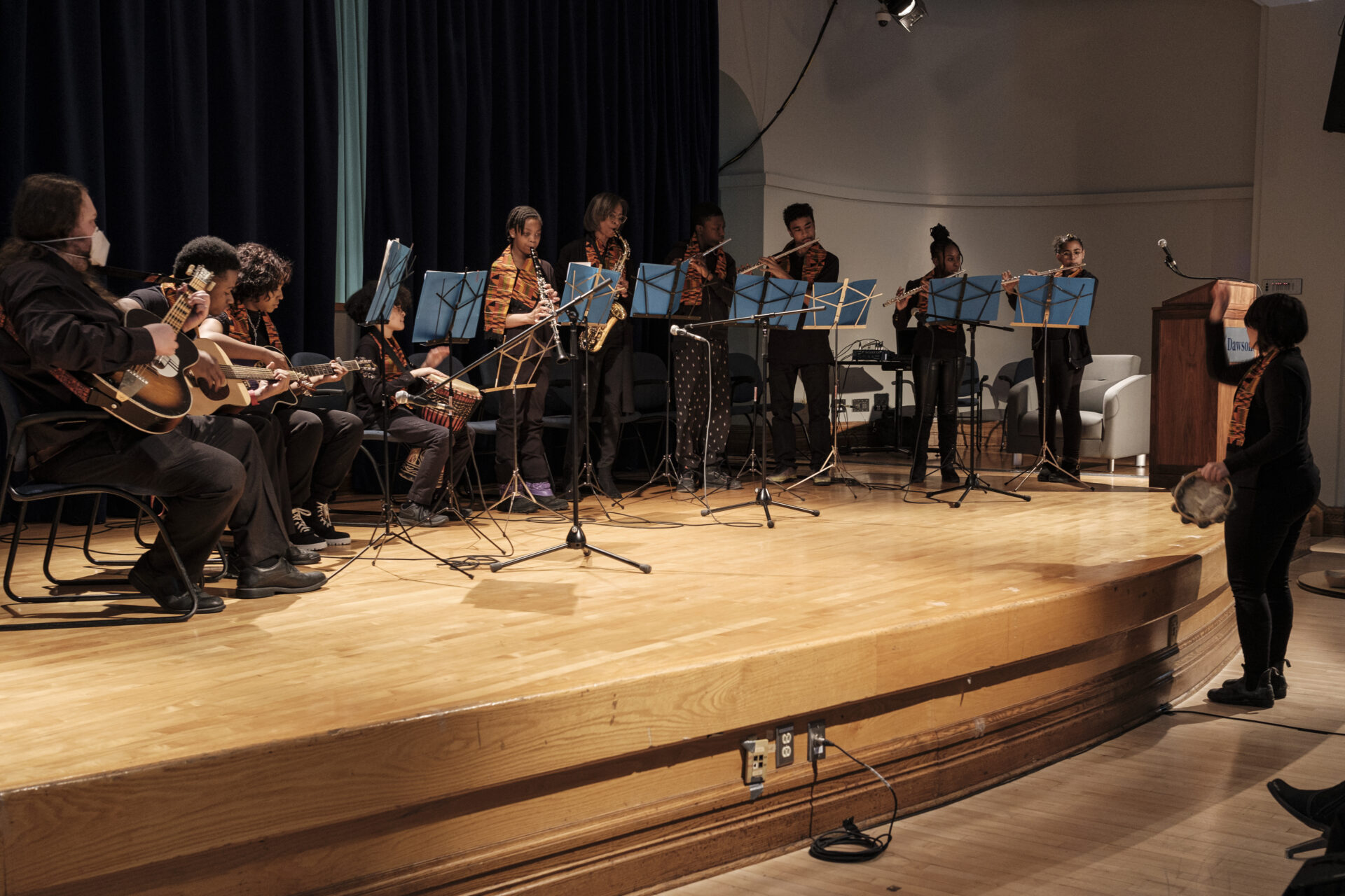 Photo of Union United Church band at the celebration of Oliver Jones event at Dawson March 10