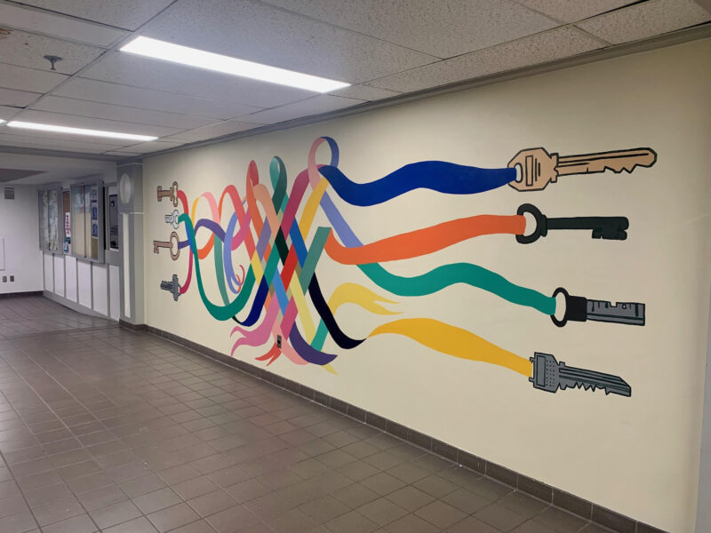 Mural completed