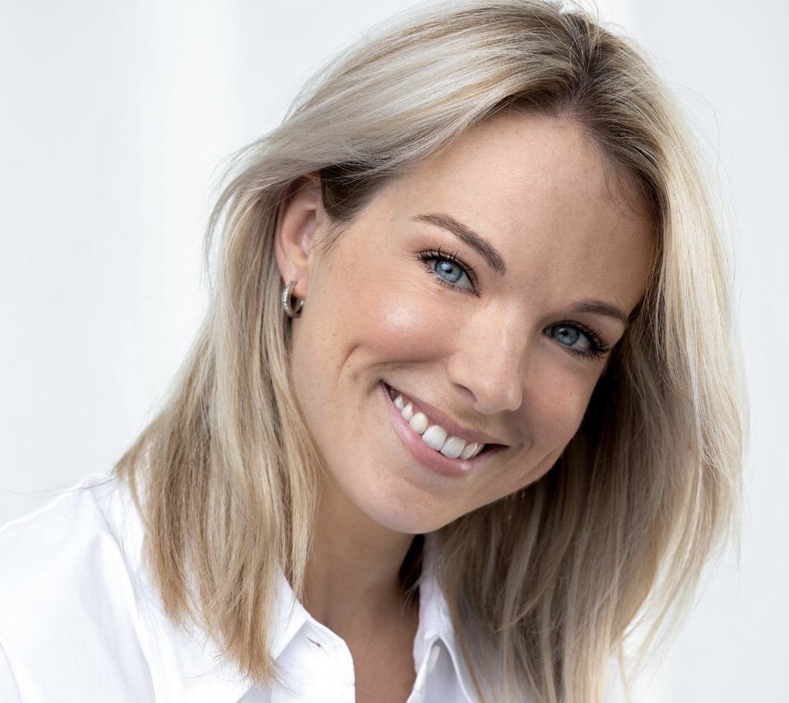 Photo of sports journalist Frédérique Guay